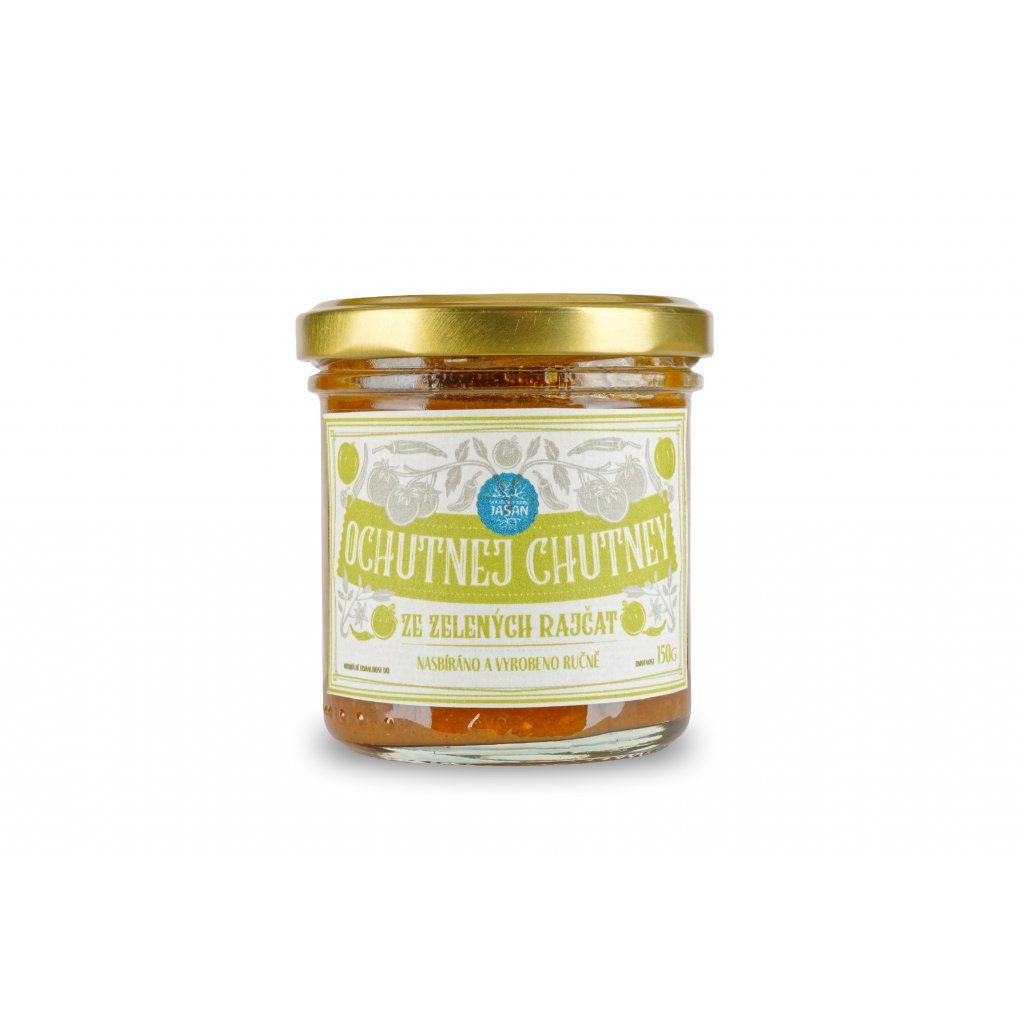 Ochutnej chutney BIO ze zelených rajčat