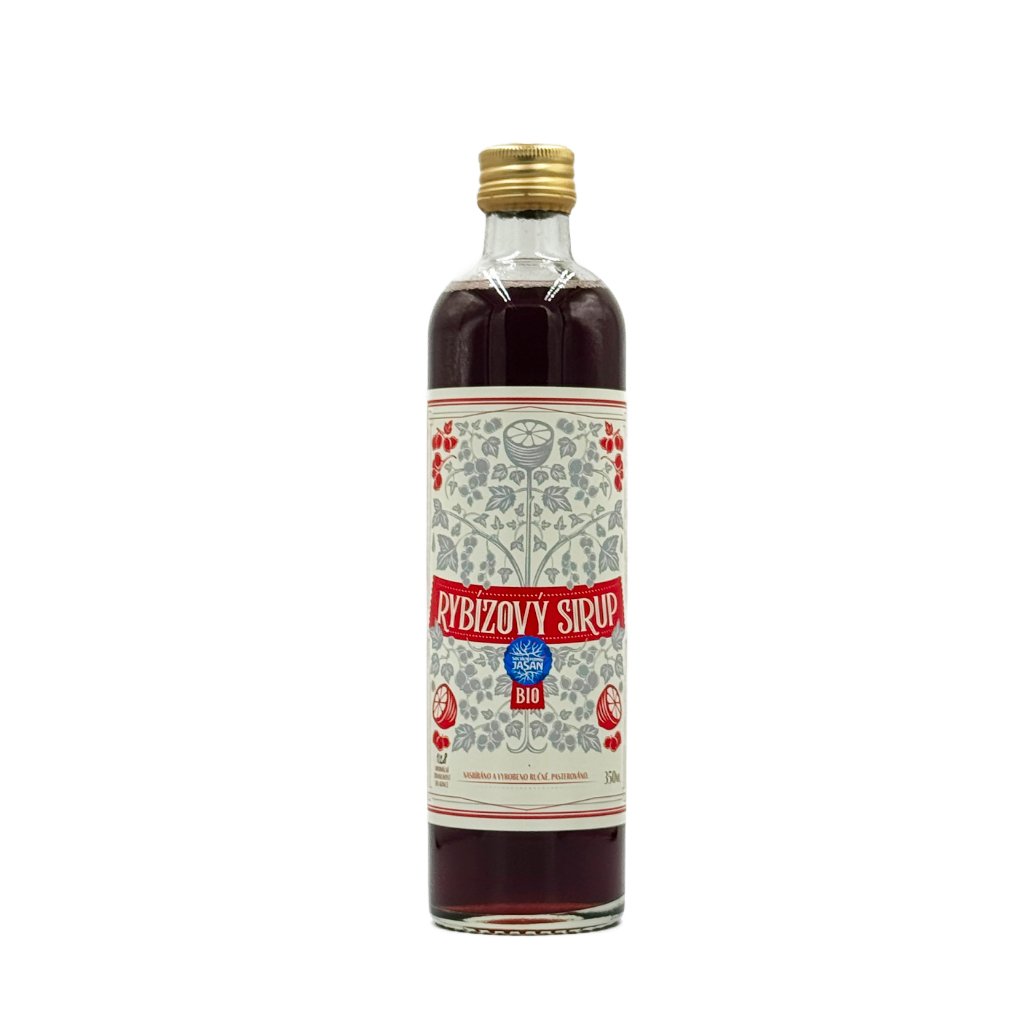 Rybízový sirup BIO z červeného rybízu