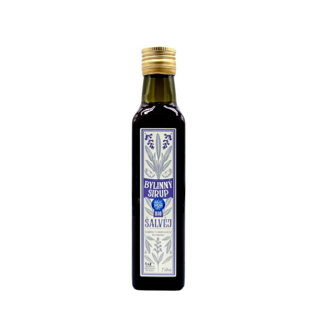 Bylinný sirup z šalvěje BIO ze šalvěje