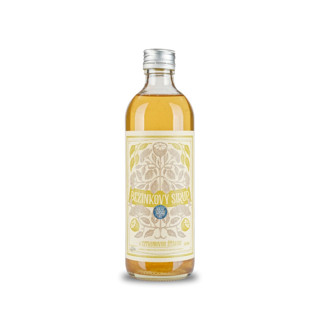 Bezinkový sirup BIO s citronovou šťávou